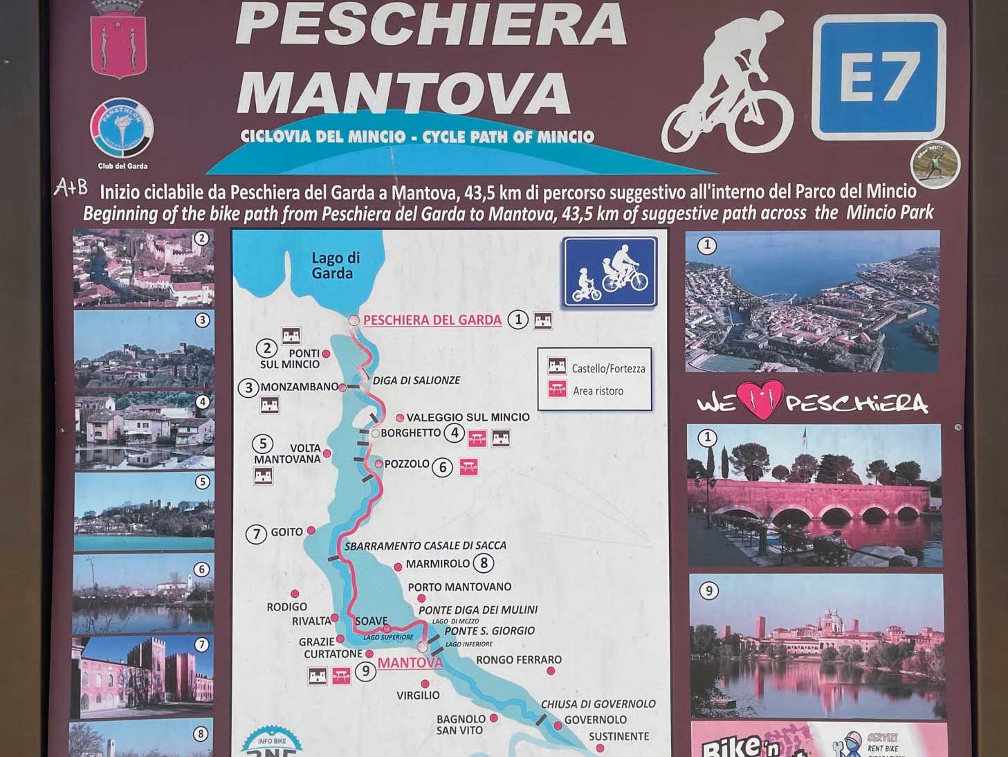 Mantua – Peschiera del garda: the Sun Cycle Route