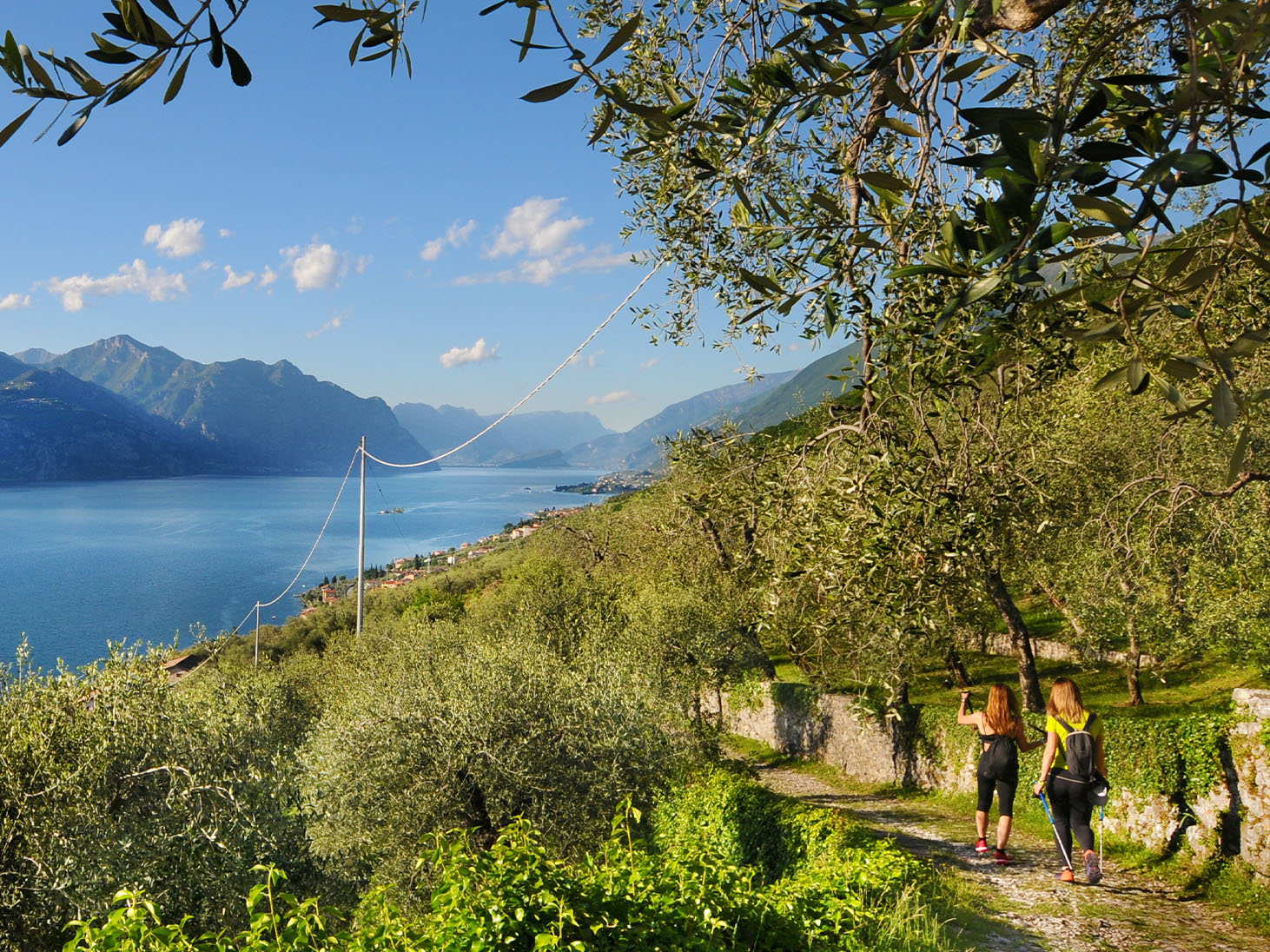 Panoramatour durch die Dörfer von Brenzone sul Garda